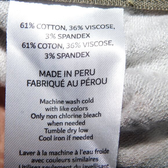 Stella & Dot Womens S Green Camo Pink Roses Rose gold Zipper pullover Sweatshirt - Picture 5 of 11